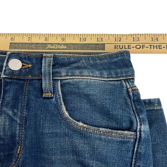 L'agence Jeans Women's Size 25 Blue Dark Wash Skinny Mid-Rise Stretch $255 Nwot - Picture 6 of 10